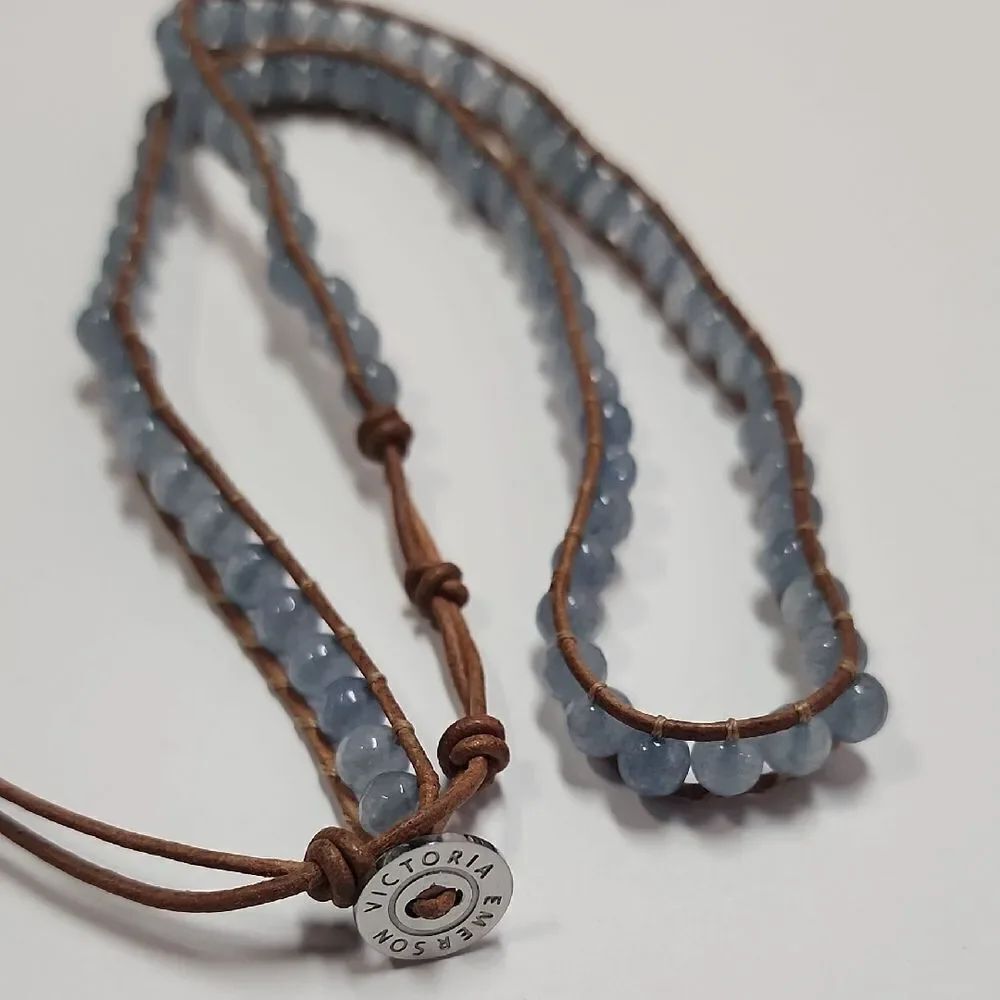 Victoria Emerson Wrap Bracelet Semi Precious Stones